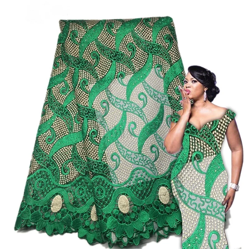 lot high quality nigerian french lace embroidered tulle fabric for wedding dress 2019 Russia African C7 | Дом и сад
