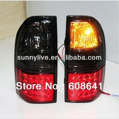 Для TOYOTA Prado FJ90 LC90 светодиодный задний фонарь 1998 2003 красный + черный|tail lamp|led tail