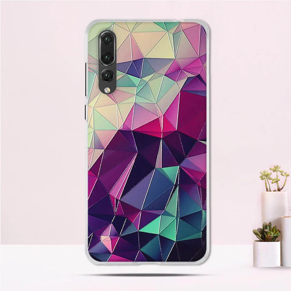 TPU чехол для Huawei P20 Pro силиконовый P 20 с принтом мягкий бампер телефона huawei p20 pro |