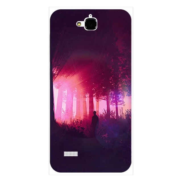 L116 Чехол для huawei Honor 3C Lite/Honor 3C Play/Honor Holly Hol-U19, силиконовый чехол с цветочным принтом, милый чехол для телефона с рисунком в виде животного - Цвет: L116