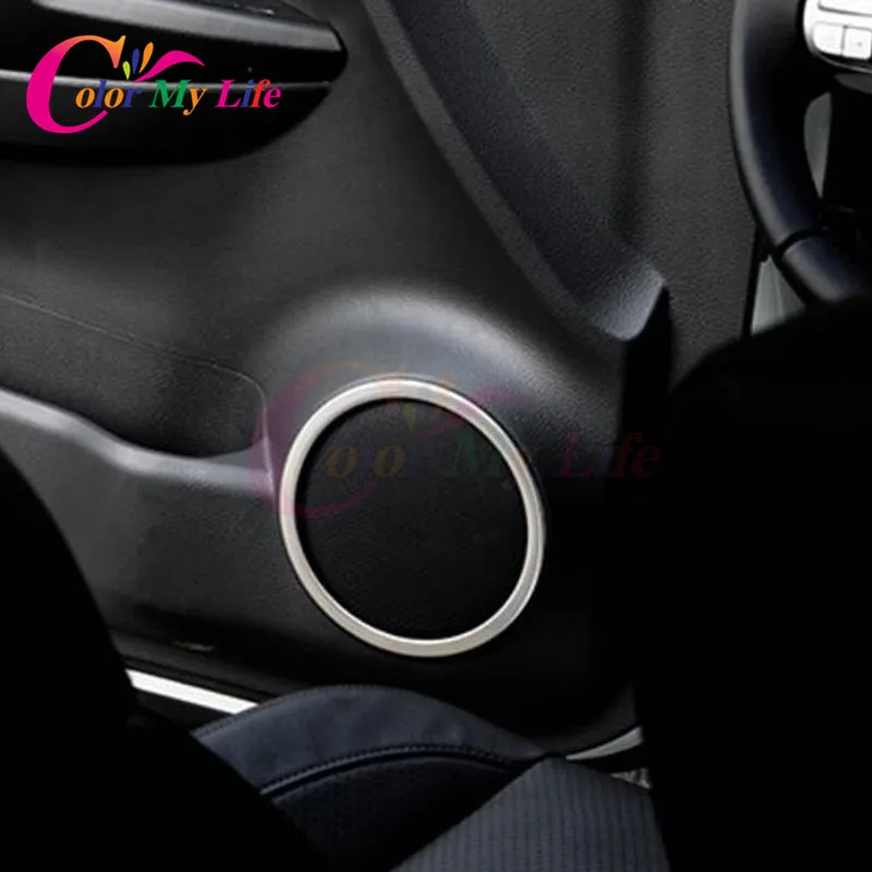 4 шт./компл. нержавеющая сталь дверь динамик кольцо Крышка украшения отделка для