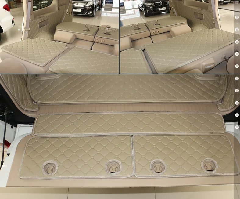 CHOWTOTO специальные коврики багажника для Lexus LX 570 7 мест водонепроницаемый коврик в багажник для Lexus LX570 Lagguge Pad