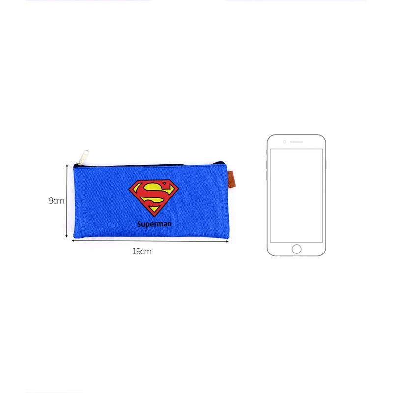 Серия Surper Hero пенал большой емкости Пенал для мальчиков и девочек мультяшная
