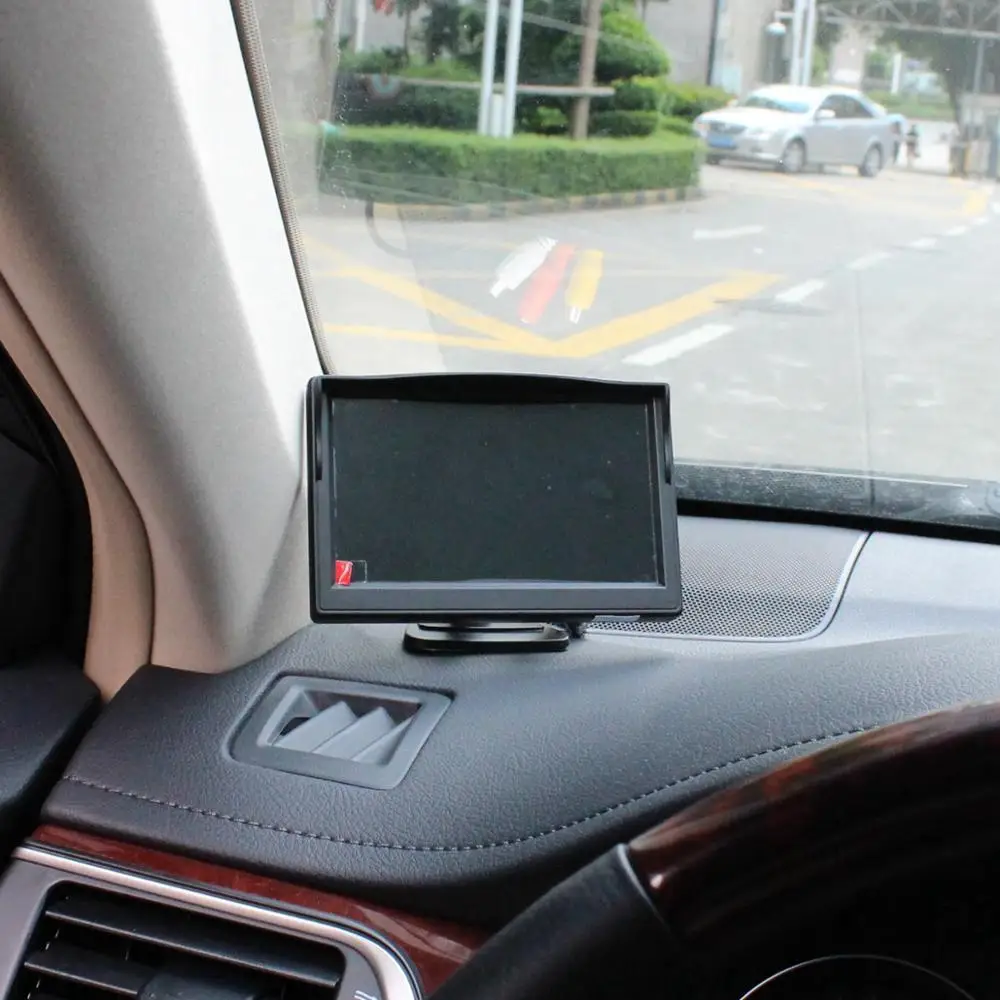 DIYSECUR 5-дюймовый автомобильный монитор TFT LCD 5 &quotHD цифровой 16:9 800*480 экран 2-полосный