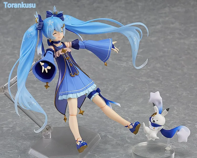 Мику Хацунэ фигурки героев twinkel снег Figma EX037 ПВХ игрушка фигура 140 мм Аниме