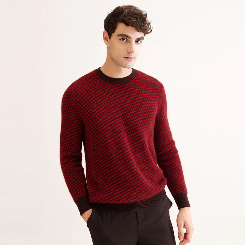 

ZHILI 2018 New Autumn Winter O-Neck Pullover Casual Cashmere Sweater