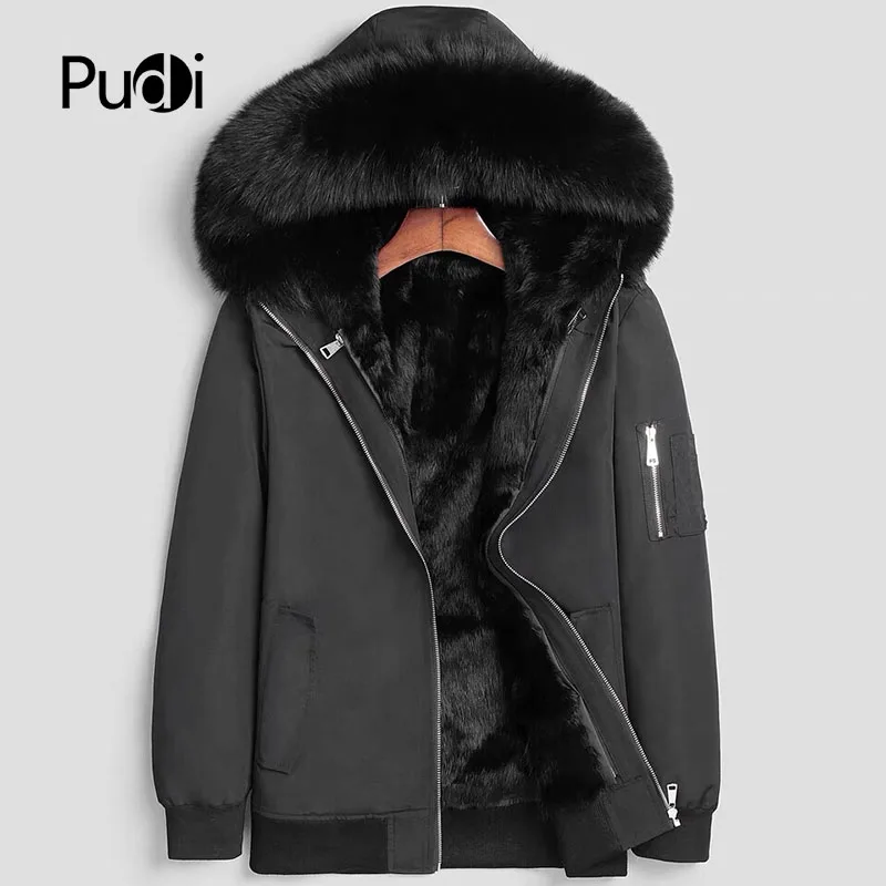 PUDI MT8110 2018 Мужская Новая Модная хлопковая куртка настоящая подкладка из