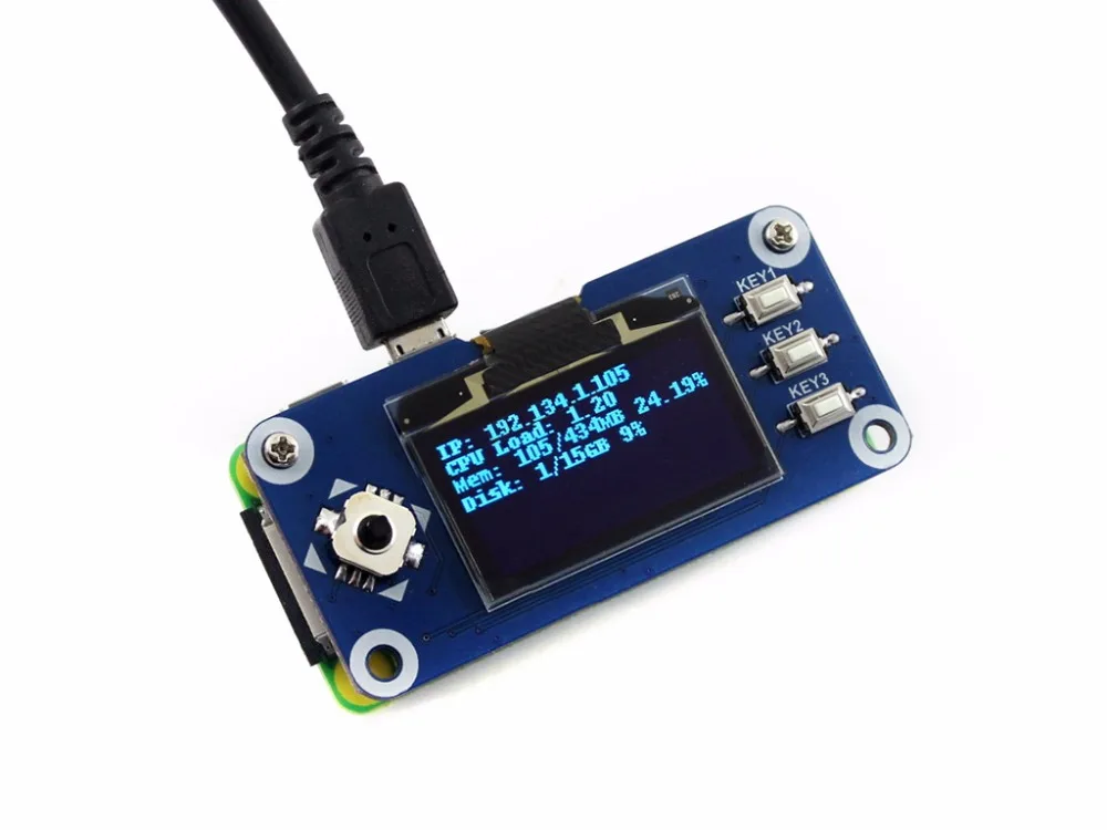 OLED дисплей 1 3 дюйма 128x64 для интерфейса Raspberry Pi SPI/I2C со встроенным