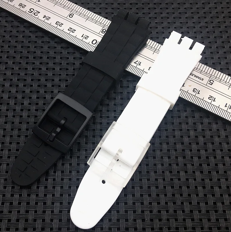 Резиновый ремешок для часов Swatch дайвинга спортивный мужских версия SUUB SUUB101