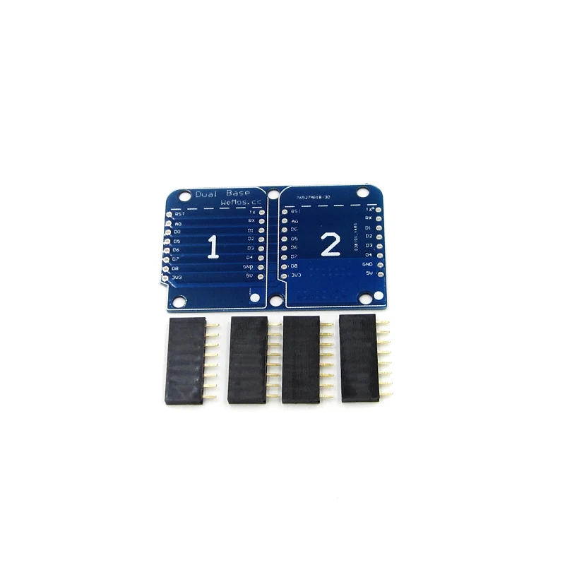 10 шт. двойная розетка двойной База щит для wemos D1 Мини nodemcu Arduino esp8266 развитию |