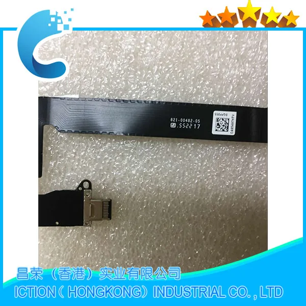 Оригинальный Новый A1534 DC-IN питания Jack кабель для Apple Macbook Pro 13 &quotRetina 821-00828-A 821-00482-A 2016