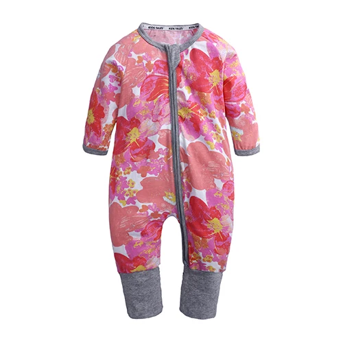 Style 006 Детские комбинезоны с рисунком лисы; хлопковые детские комбинезоны унисекс с длинными рукавами; Одежда для новорожденных; комбинезон с животными; осенние пижамы; ppy-375 - Color: Style 006