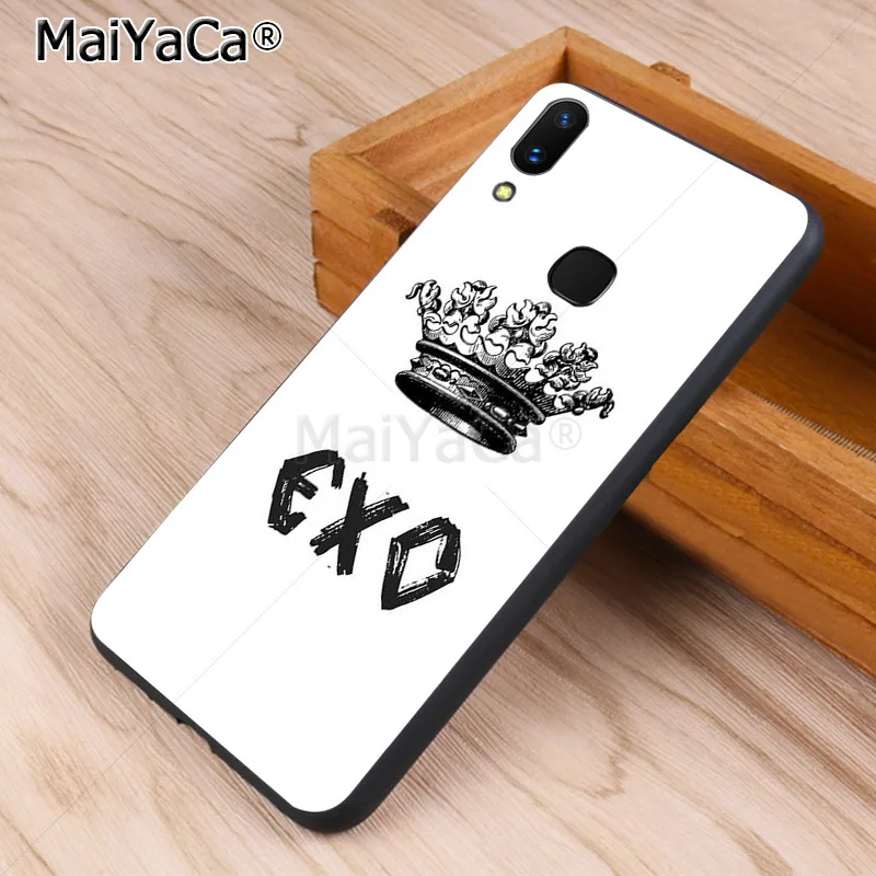 MaiYaCa KPOP EXO LUCKY ONE DIY Окрашенные аксессуары для телефона чехол vivo x20 plus x21 ud nex s x9s V9 V7 Y 83