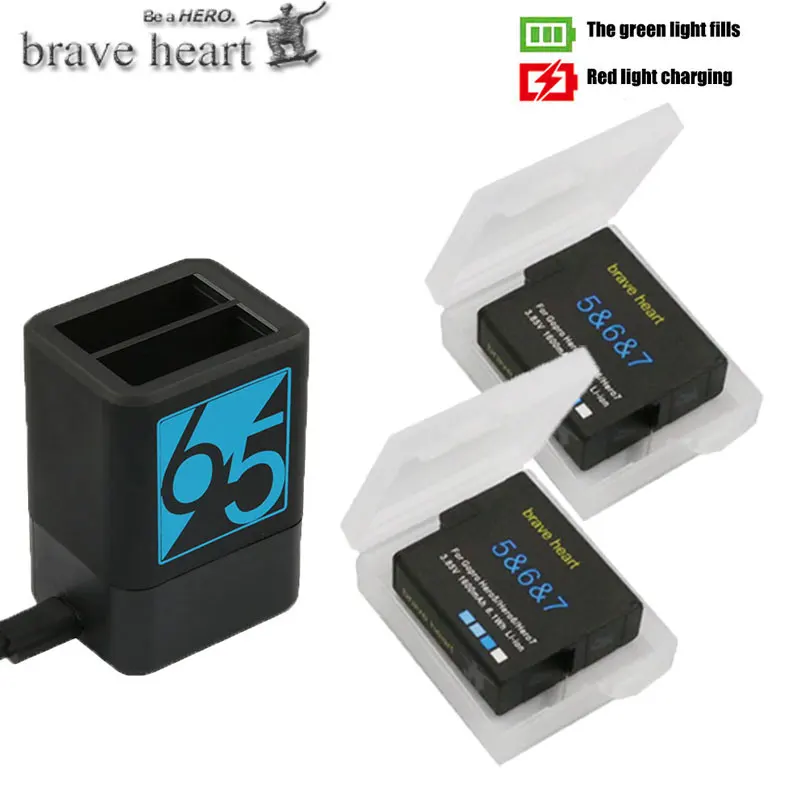 4 шт 3,85 V 1600mAh полностью декодированный аккумулятор Gopro hero 5 6 7+ двойное зарядное устройство для камеры Gopro hero 5 4K hero 6 hero 7