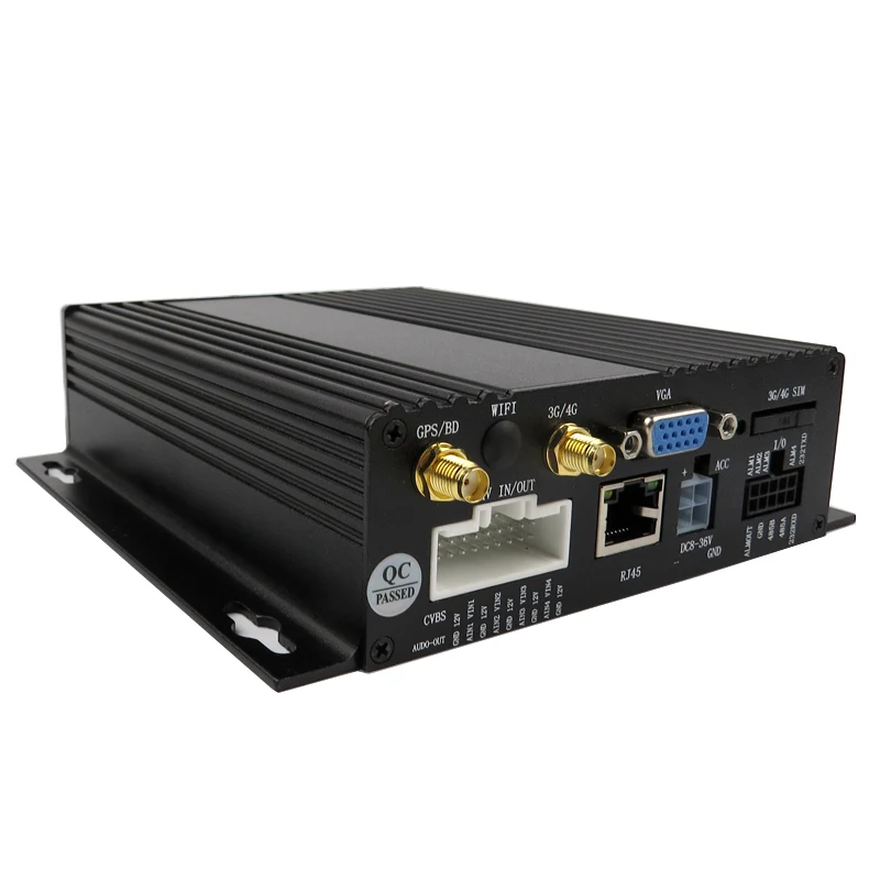 Бесплатная доставка 4ch GPS 3G 720 P AHD SD Видеорегистраторы для автомобилей MDVR видео