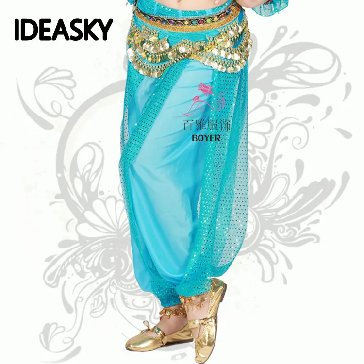 Брюки принцессы жасмина костюм для танца живота брюки aladdin bellydance женщин |