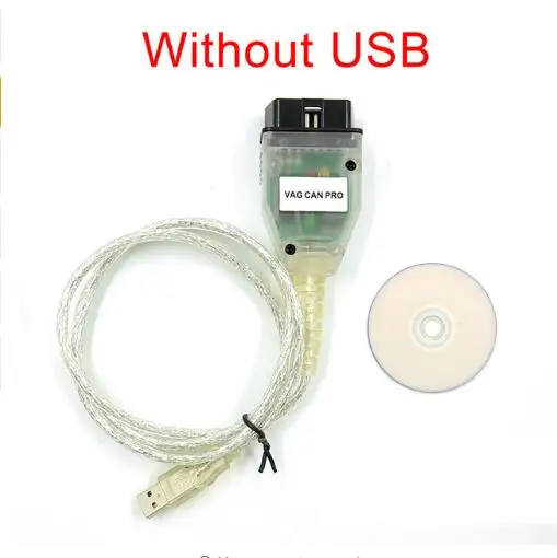 without usb dongle VAG PRO CAN BUS+ UDS+ K-line S.W версия 5.5.1 VAG can pro BUS UDS K-Line для диагностики программирования электронных компонентов - Цвет: without usb dongle
