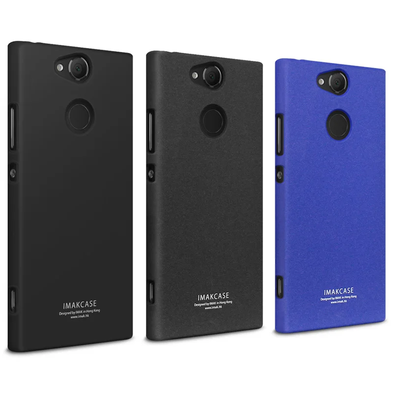 Imak Ковбой матовый жесткий защитный чехол для sony Xperia XA2 с откидной подставкой