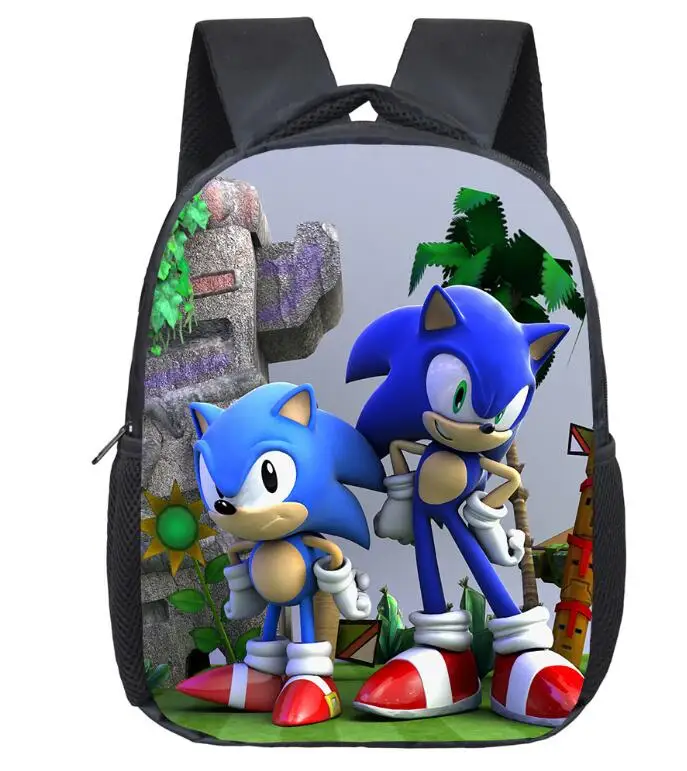 12 дюймов Super Mario Bros Sonic Boom Hedgehogs школьные сумки для детского сада книг Детская сумка