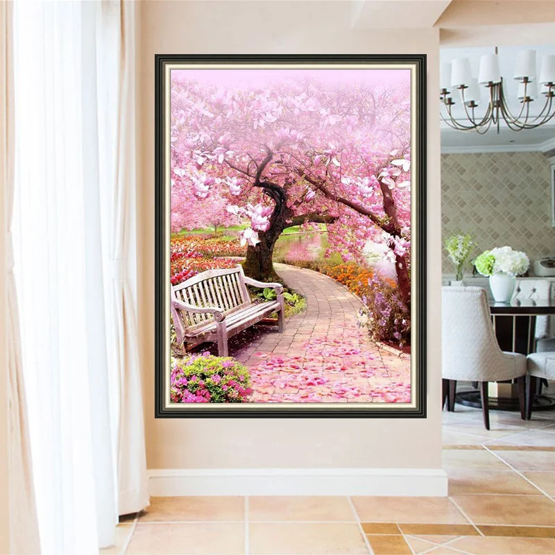 Полный набор для алмазной живописи картин из алмазов мозаика 5D diy домашнее