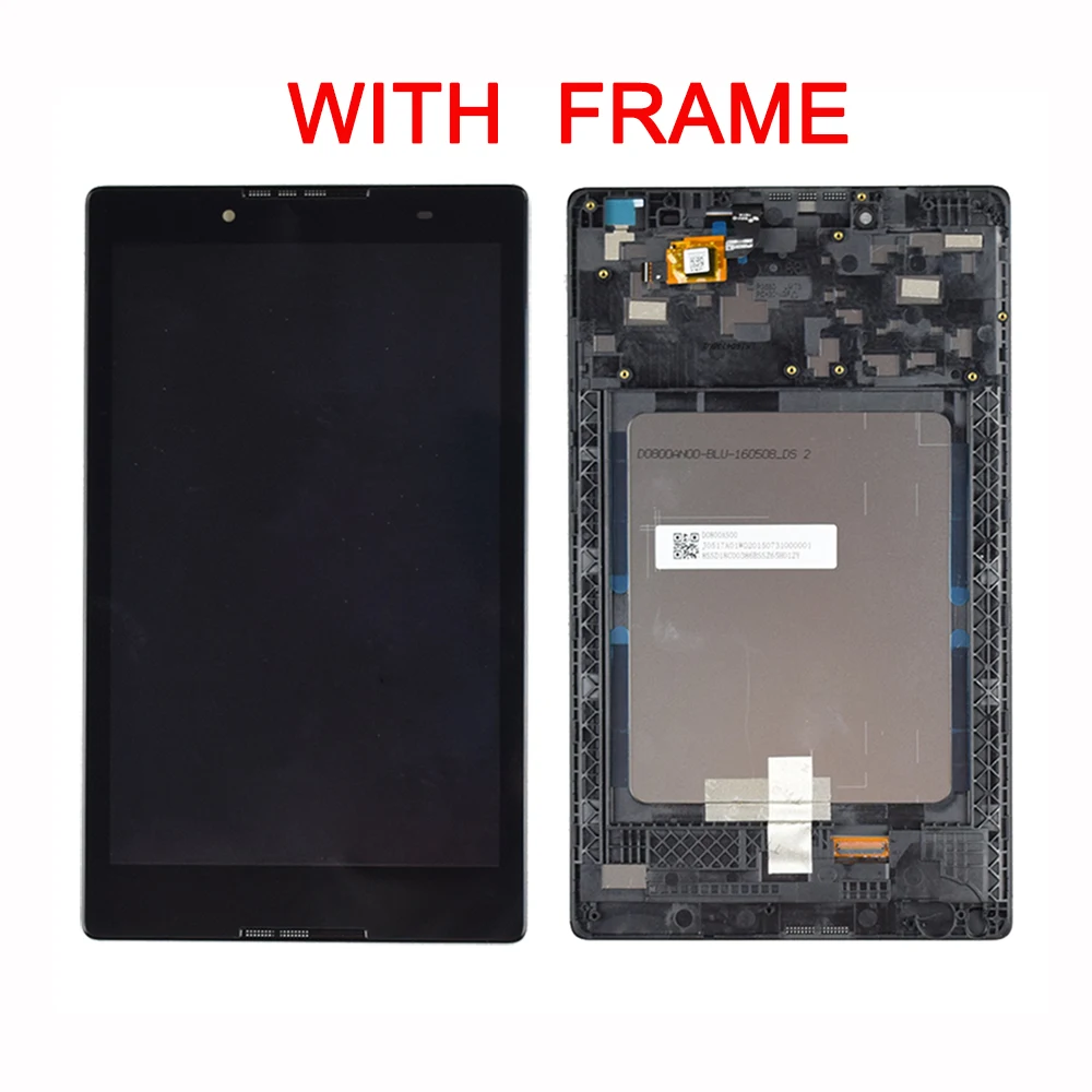 8 ''дюймовый для lenovo Tab 2 A8-50F Tab2 A8-50LC A8-50 планшетный ПК сенсорный экран и ЖК-дисплей сборка деталей с рамкой