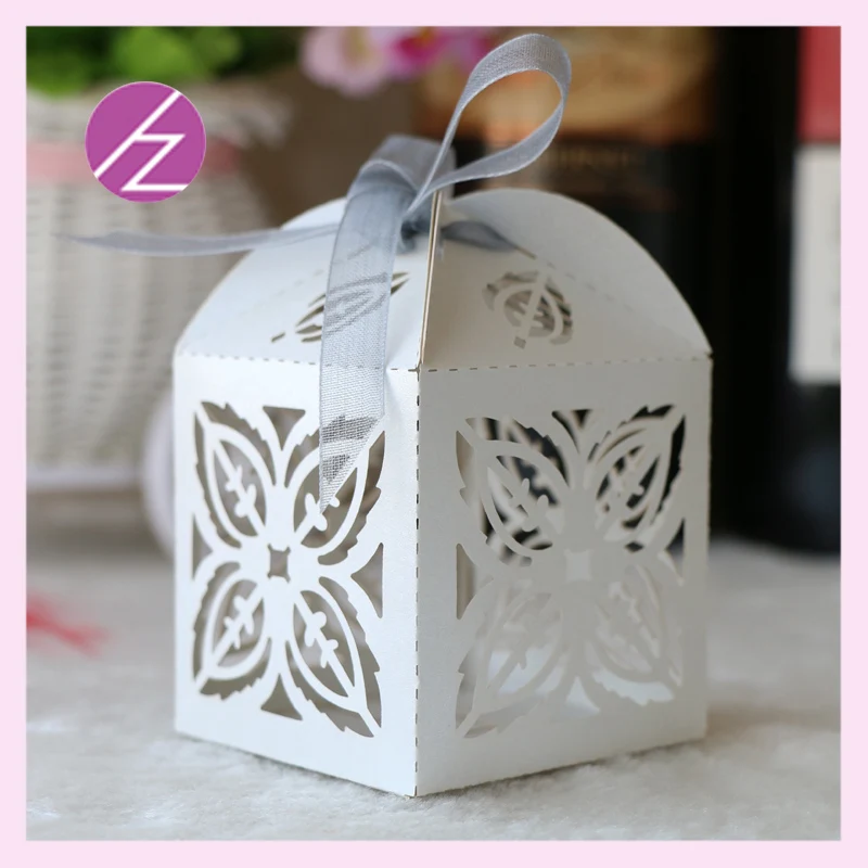 50 шт./лот миниатюрная коробка для торта бумажная маленькая с цветочным дизайном