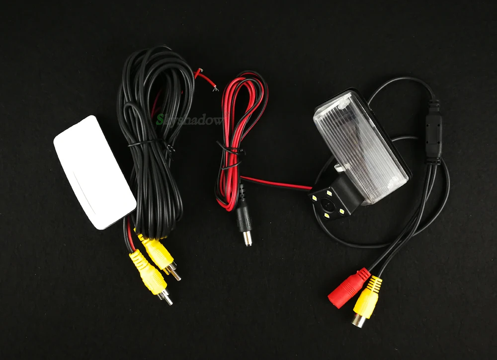 HD Автомобильная CCD камера ночного видения Водонепроницаемая 4 LED резервная