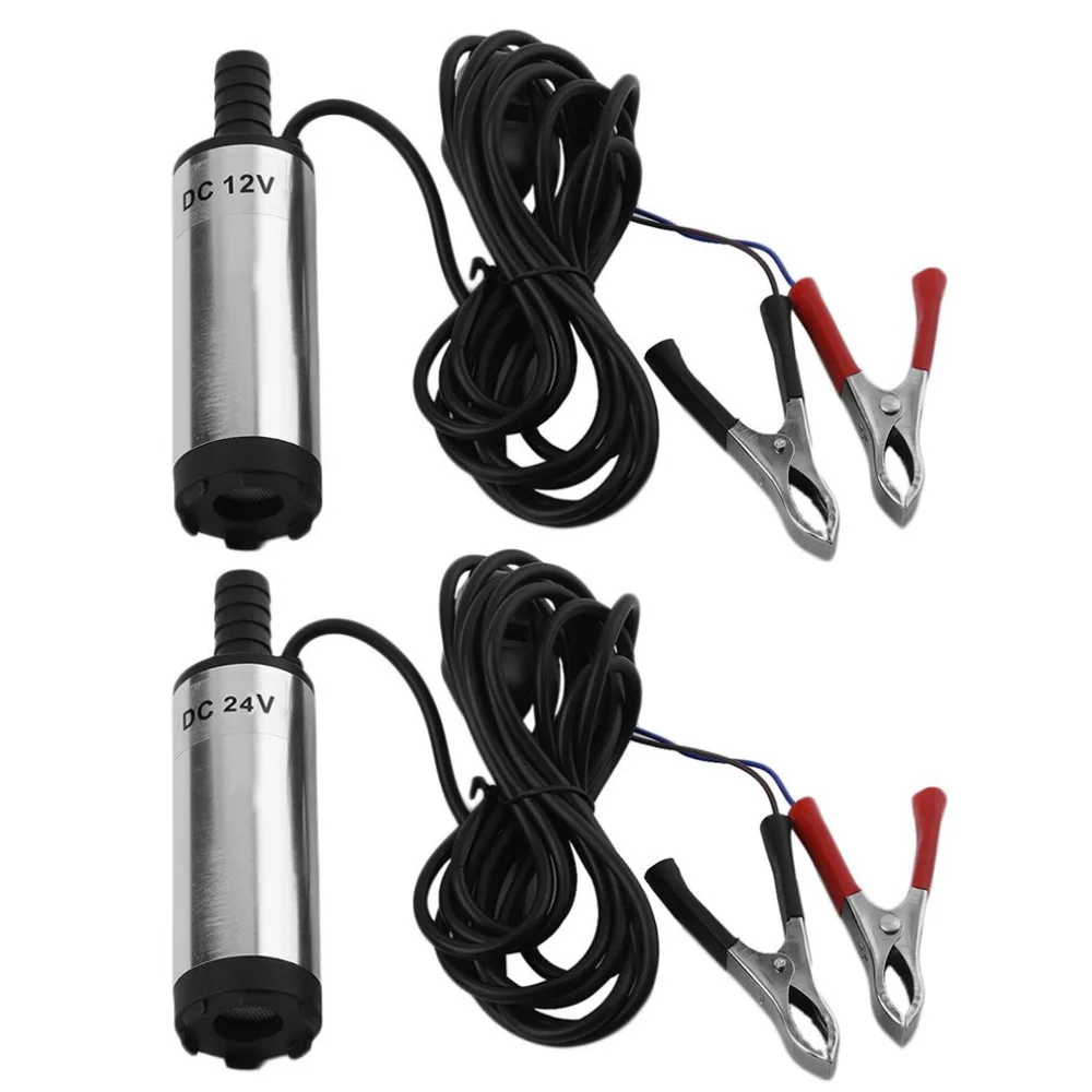 12V/24V мини Электрический масляный насос Портативный топлива водяной с
