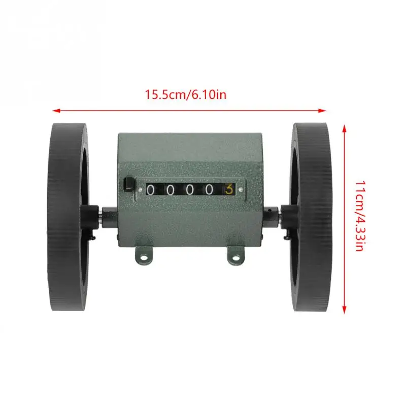 Practical 5 Digits Counter Rolling Wheel 0-9999.9m Length Max Speed 200RPM Z96-F for Measuring | Инструменты
