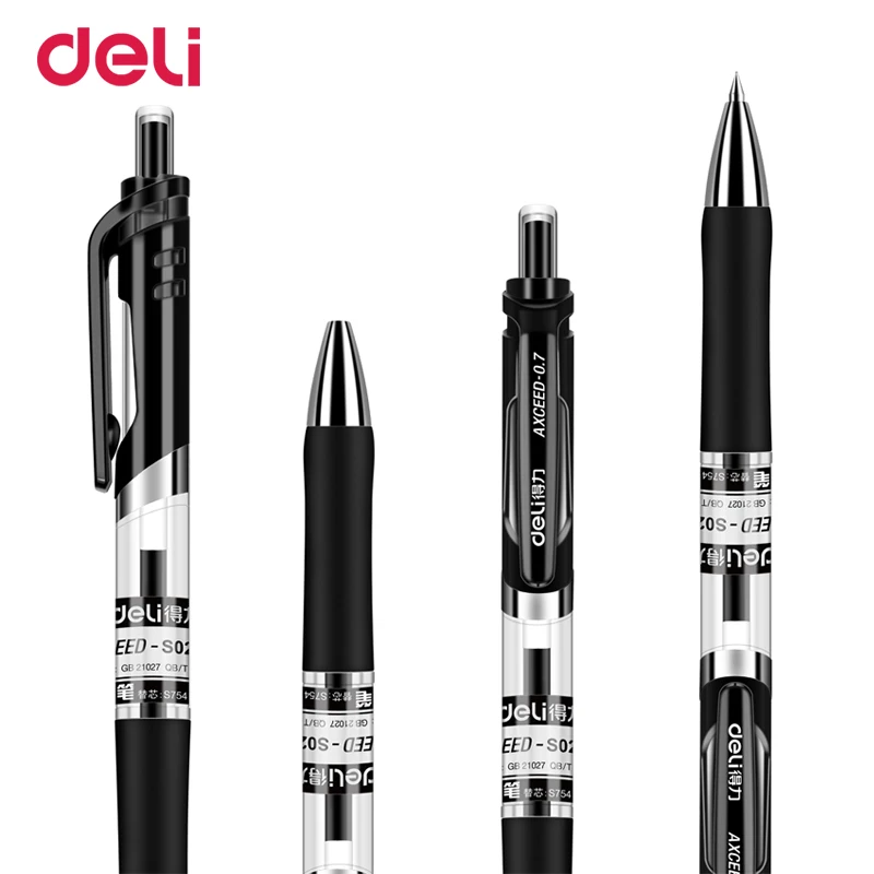 Deli 0 7 мм Классический пресс весенний стиль шариковая гелевая чернильная ручка с