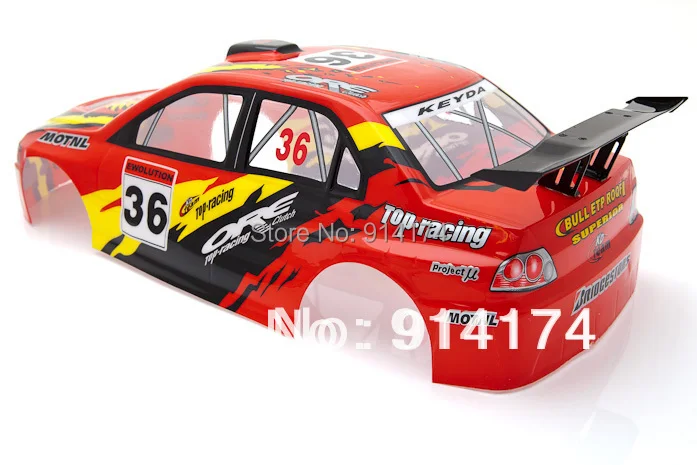 YUKALA 1/10 R/C автомобиль Окрашенный корпус оболочка для rc 200 мм 030R 2 шт./лот|rc car body|body