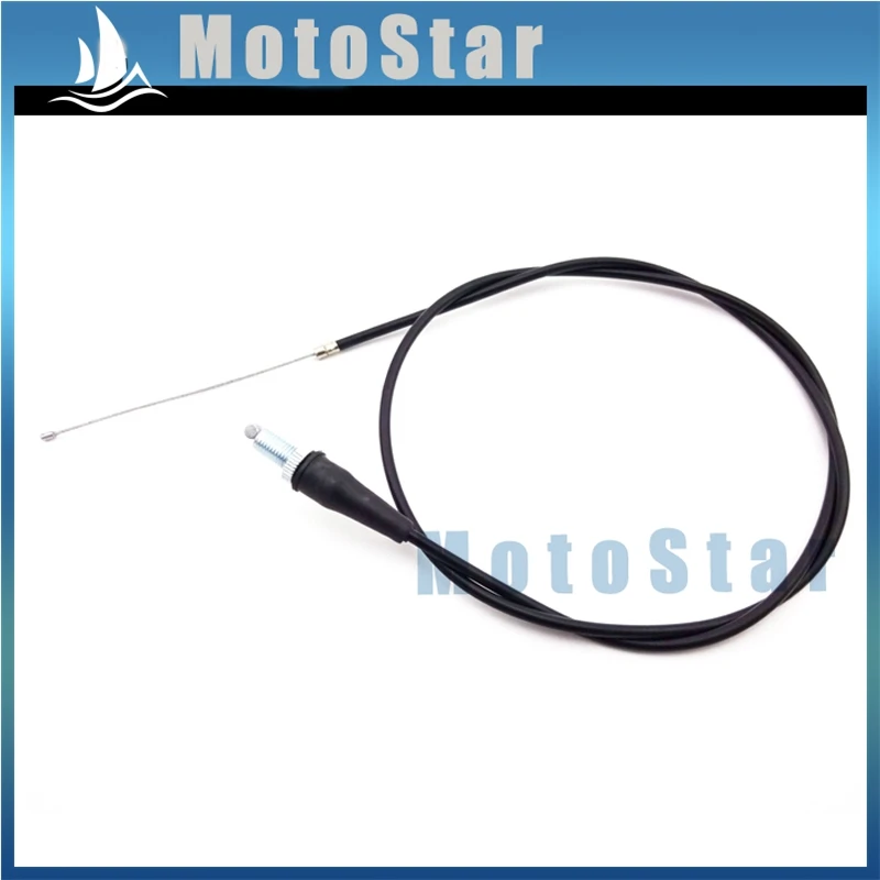 Черный трос дроссельной заслонки 1200 мм 47 &quotдля мотоцикла питбайка грязи для