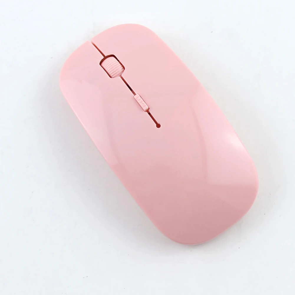 Беспроводная мышь 2 4 ГГц ультратонкая Бесшумная оптическая тонкая офисная для