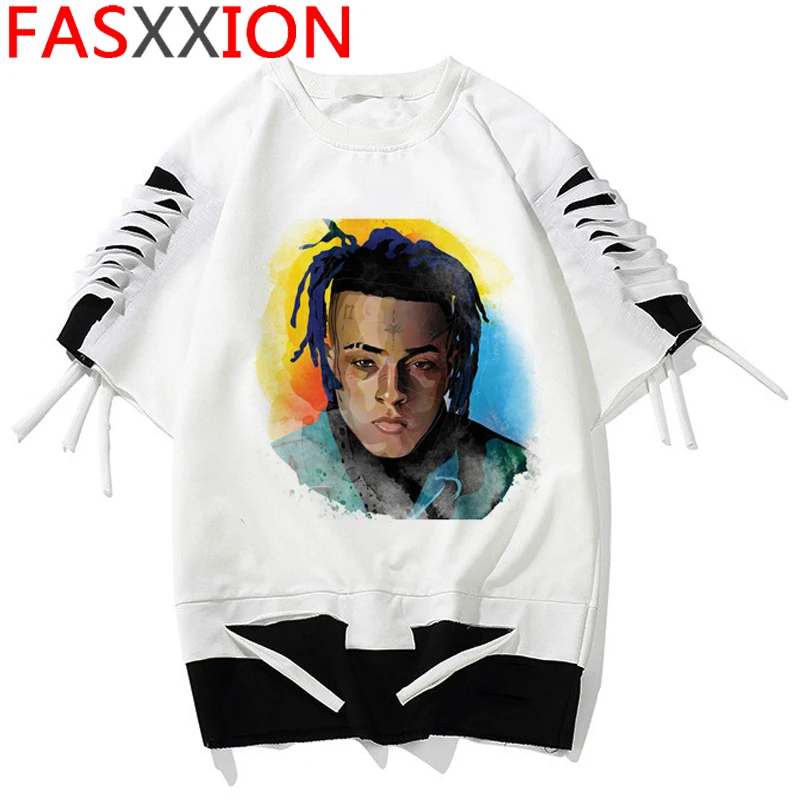 Xxxtentacion хип-хоп Swag Rapper футболка с принтом Мужская/wo Мужская Уличная забавная футболка уличная Футболка Модный Топ Футболка для мужчин/женщин