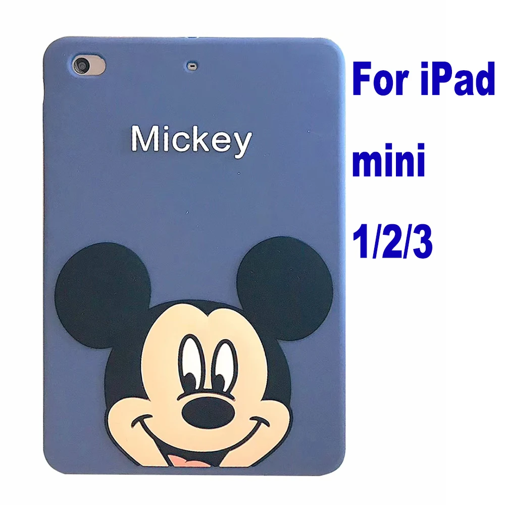 as photo 3D мультяшный силиконовый чехол для iPad Mini iPad Air Air2 iPad Pro iPad 9,7 / чехол Дейзи Микки Минни мягкая задняя крышка оболочка - Цвет: as photo