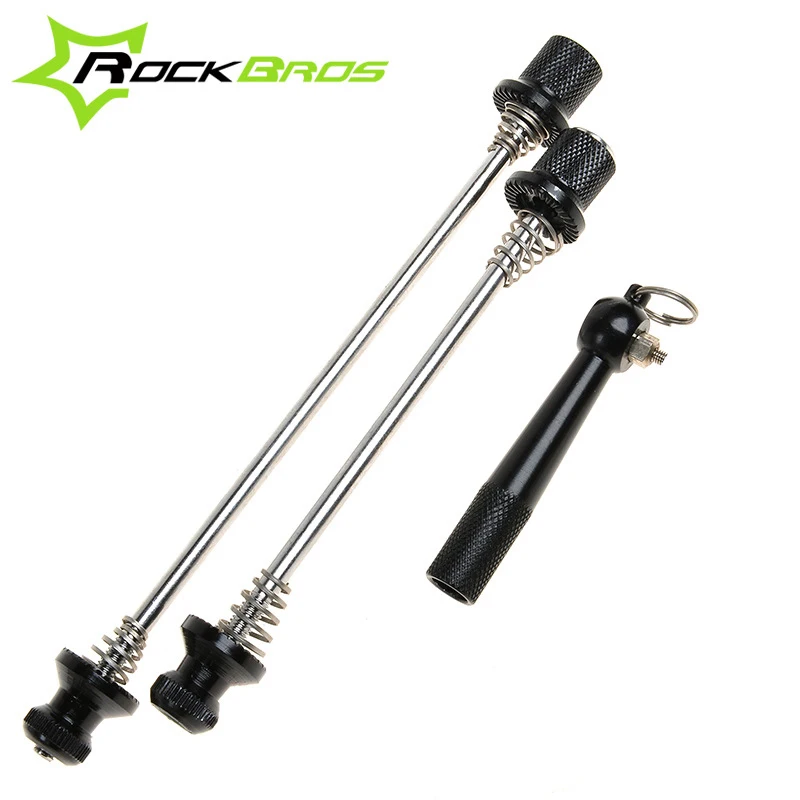 Rockbros велосипедные шампуры Utralight стальные MTB дорожный велосипед быстросъемные