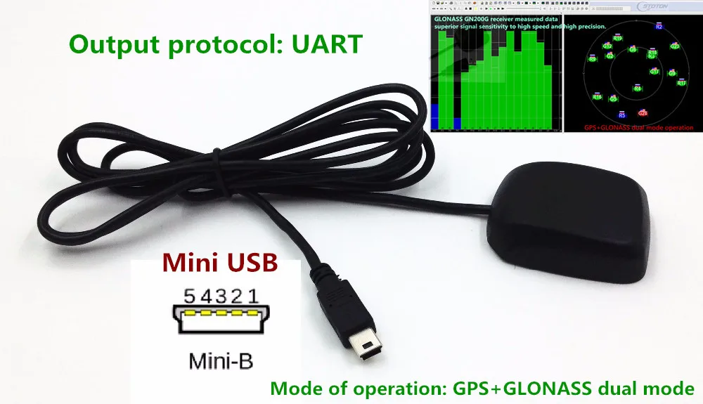 Модуль приемника GNSS двухрежимный поддержка GPS GLONASS|usb mosquito|modulusb stabilizer |