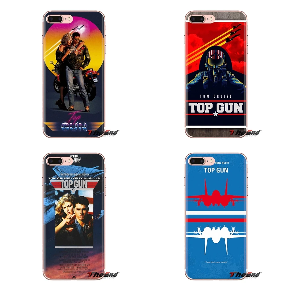 Для iPod Touch Apple iPhone 4 4S 5 5S SE 5C 6 6S 7 8 X XR XS Plus MAX прозрачные чехлы из ТПУ Top gun 1987 tom cruise Movie |