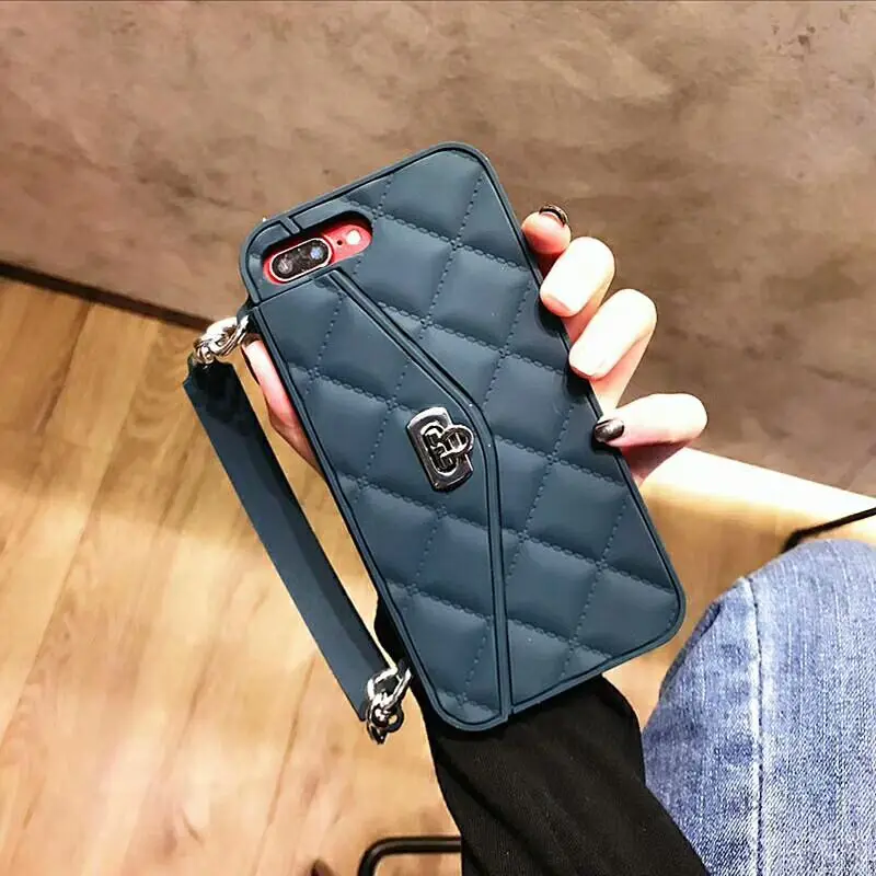 Для iphone XS MAX чехол Роскошный силиконовый бумажник для банковских карт сумка через плечо чехол для телефона для iphone 11 pro max чехол X XR 6 6S 7 8 plus чехол