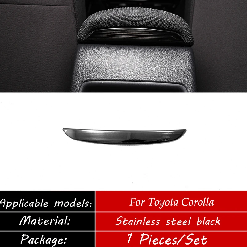 Для Toyota corolla 2019 2020 аксессуары из нержавеющей стали автомобильный подлокотник для