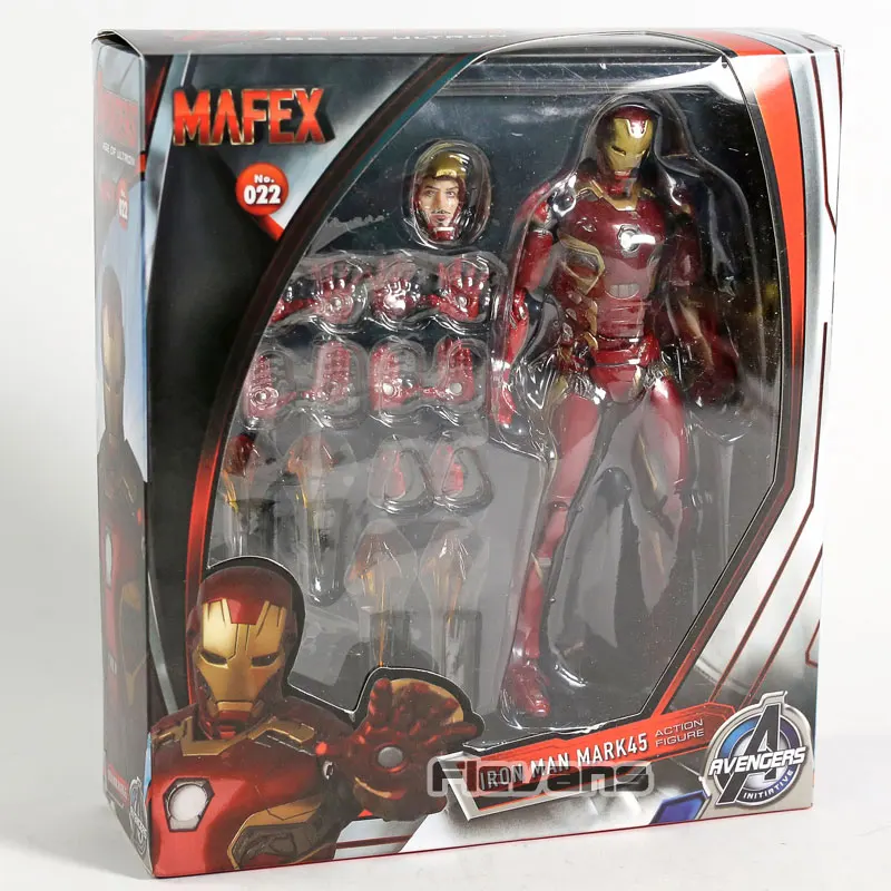 MAFEX № 022 ЖЕЛЕЗНЫЙ ЧЕЛОВЕК Марк МК 45 ПВХ, движущаяся фигурка, Коллекционная модель, игрушка