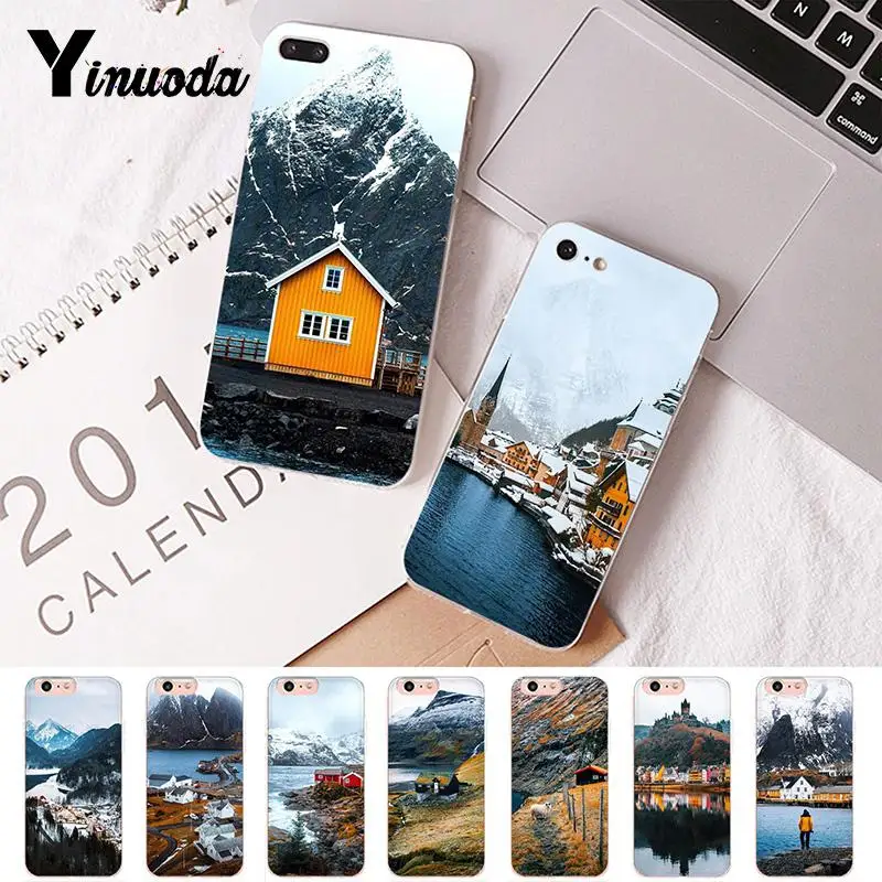 Чехол для iphone 13 7 6 X чехол телефона в стиле норвежского дома 6s 7plus 8 8Plus XR XS XSMAX 5 5S 5C |