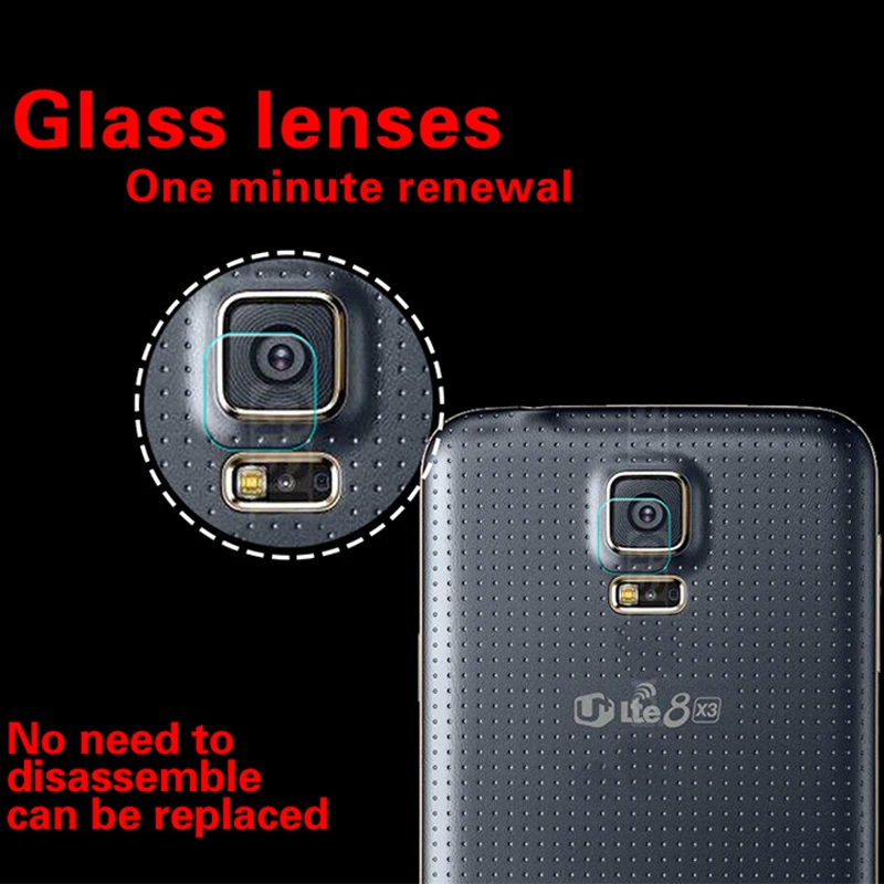 HD Задняя камера Объектив Закаленное стекло пленка для Samsung Galaxy S3 S4 S5 мини