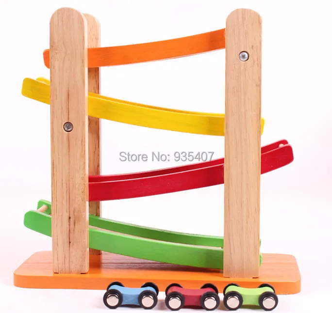 Новинка деревянные игрушки поставка из Германии скользкая машинка