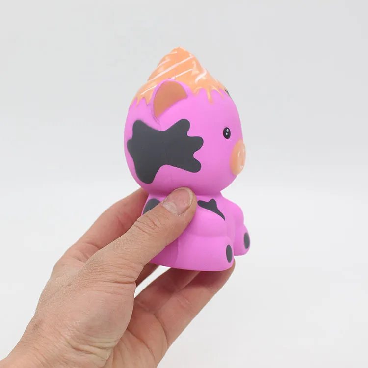 Мягкое Животное Kawaii медленно поднимающееся мягкое сжатие игрушка ремешок