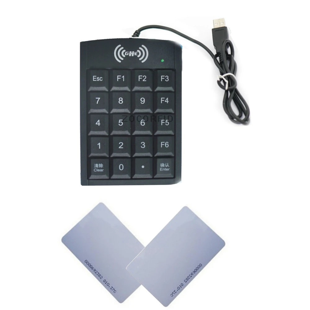 R-01 125 кГц RFID считыватель и 20 цифровая клавиша/USB порт/8/10 бит Выход Настройка