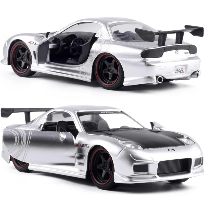 1/32 масштаб моделирование Mazda RX7 спортивный автомобиль сплав литье модель игрушка