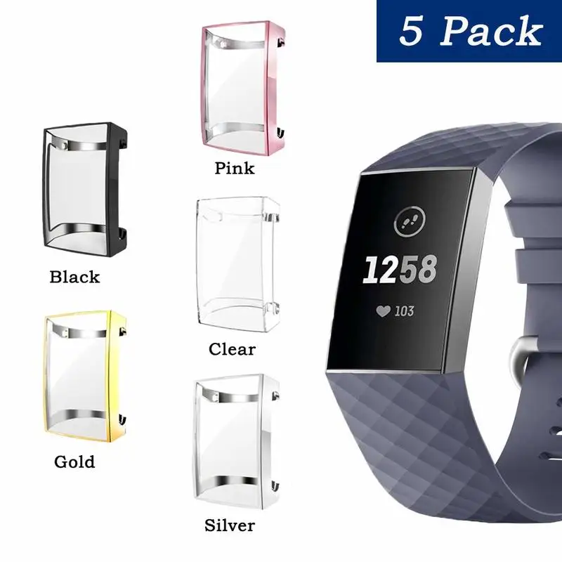 Защитный чехол из ТПУ для Fitbit Charge 2 защитный экрана водонепроницаемые