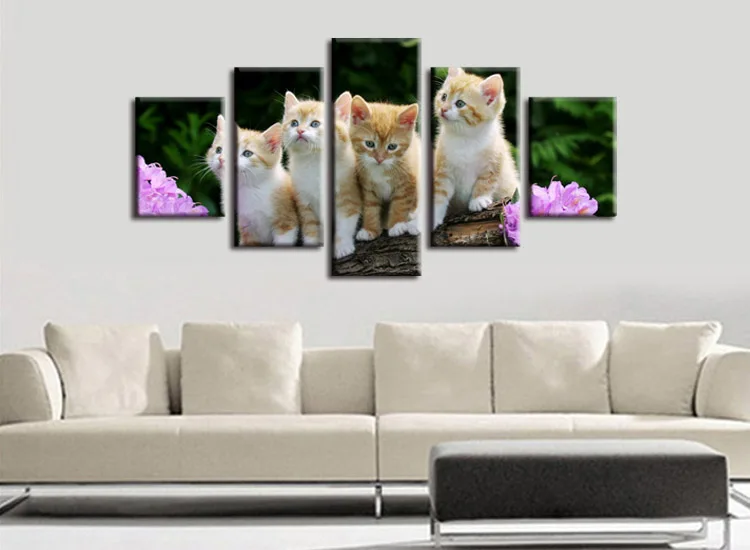 Картина маслом большого размера 5 шт./компл. | Дом и сад