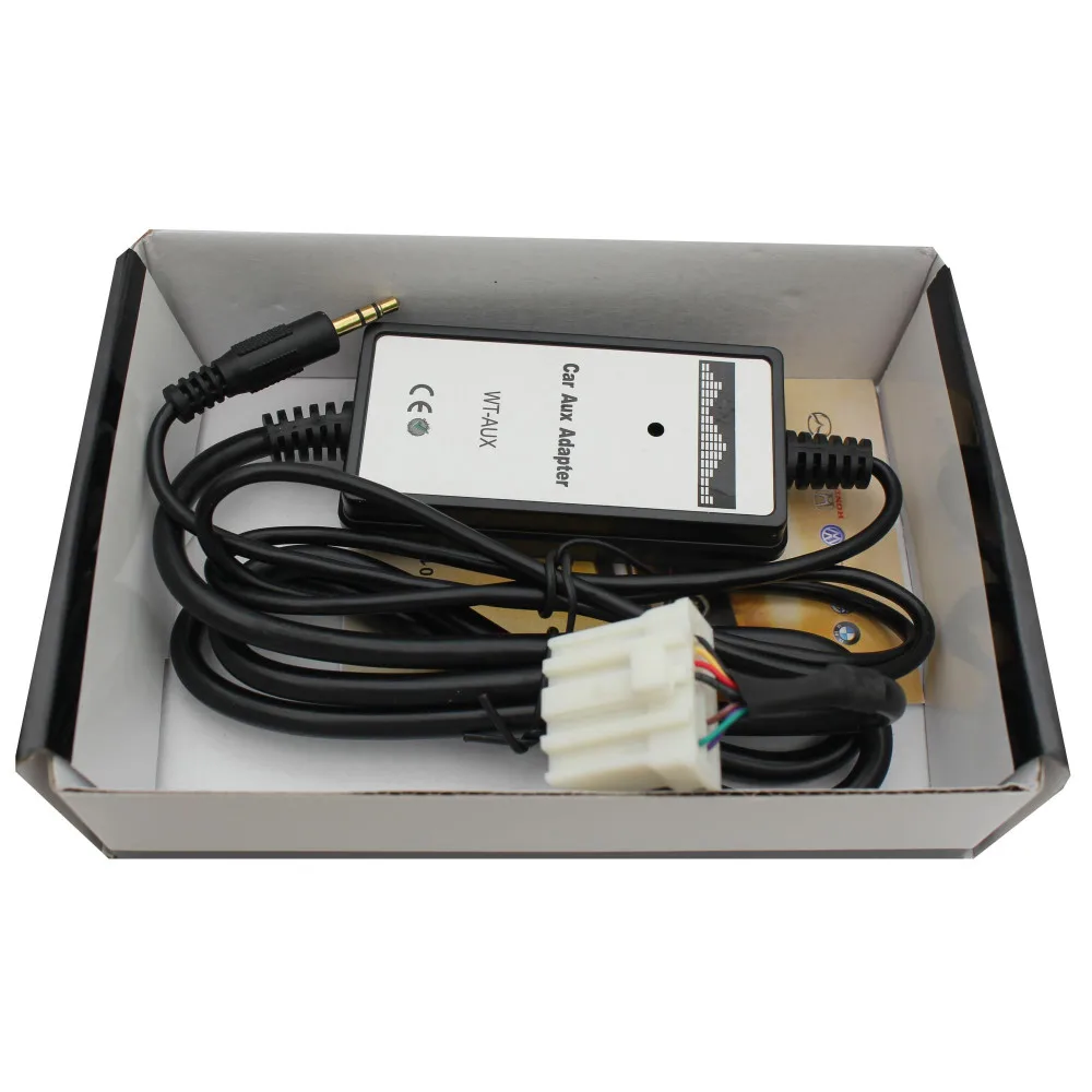 Moonet автомобильный аудио CD Changer 3,5 мм интерфейс AUX адаптер для Mazda/3/5/6/MX5/SPD/MPV OEM QX020